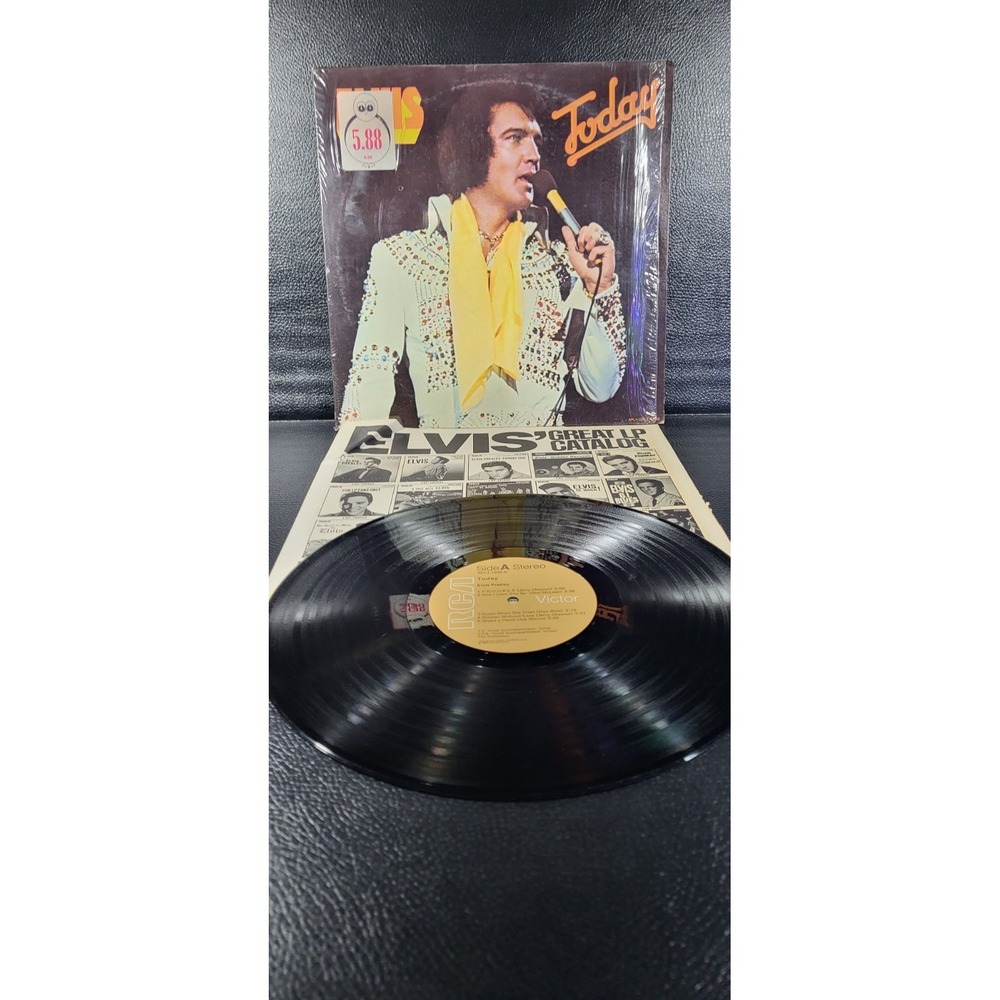 Elvis Presley TODAY APL1-1039 (USA 1975 RARE ORANGE LABEL) Price Sticker Shrink